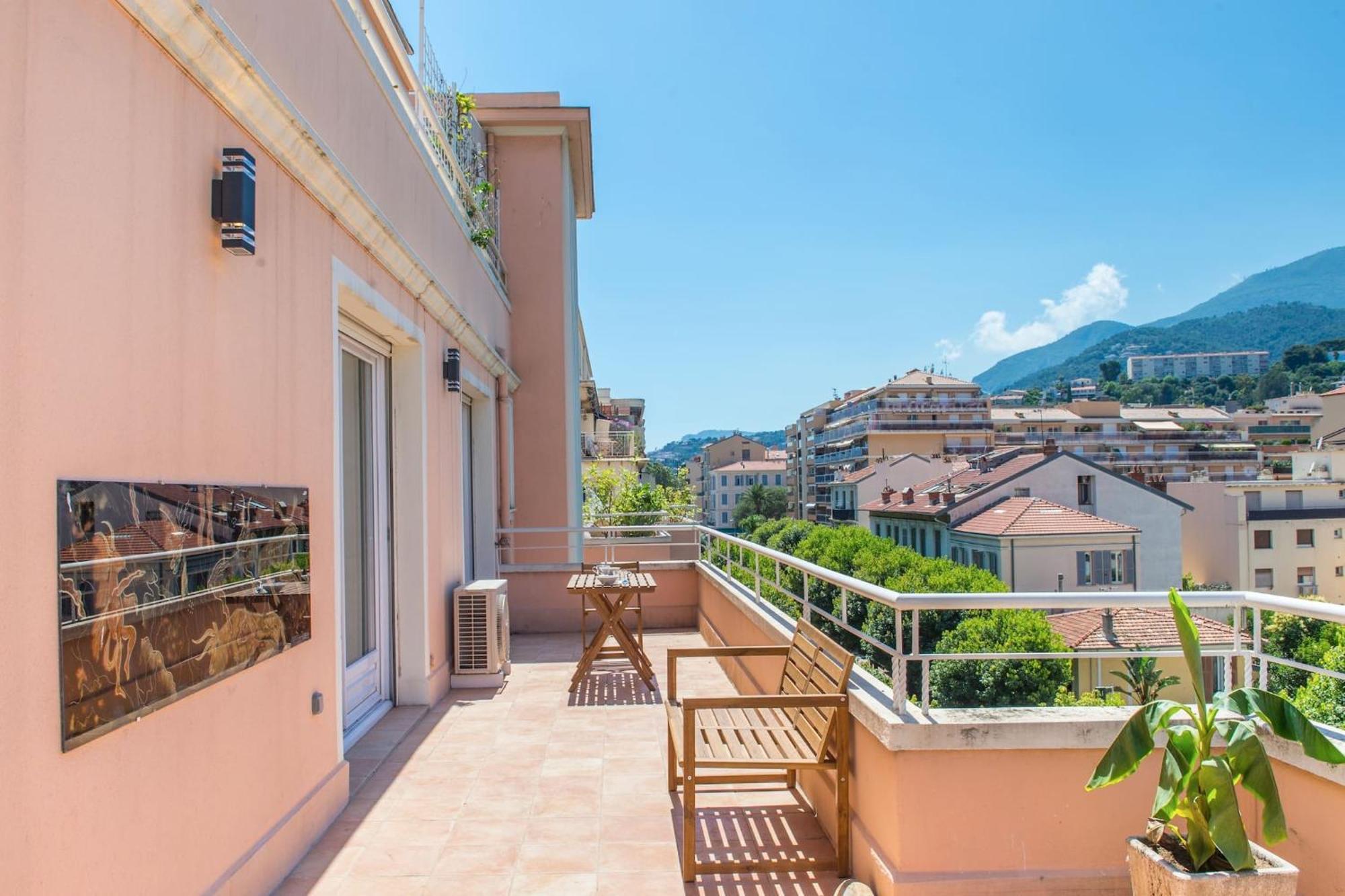 Appartement Gloria Marris à Menton Extérieur photo